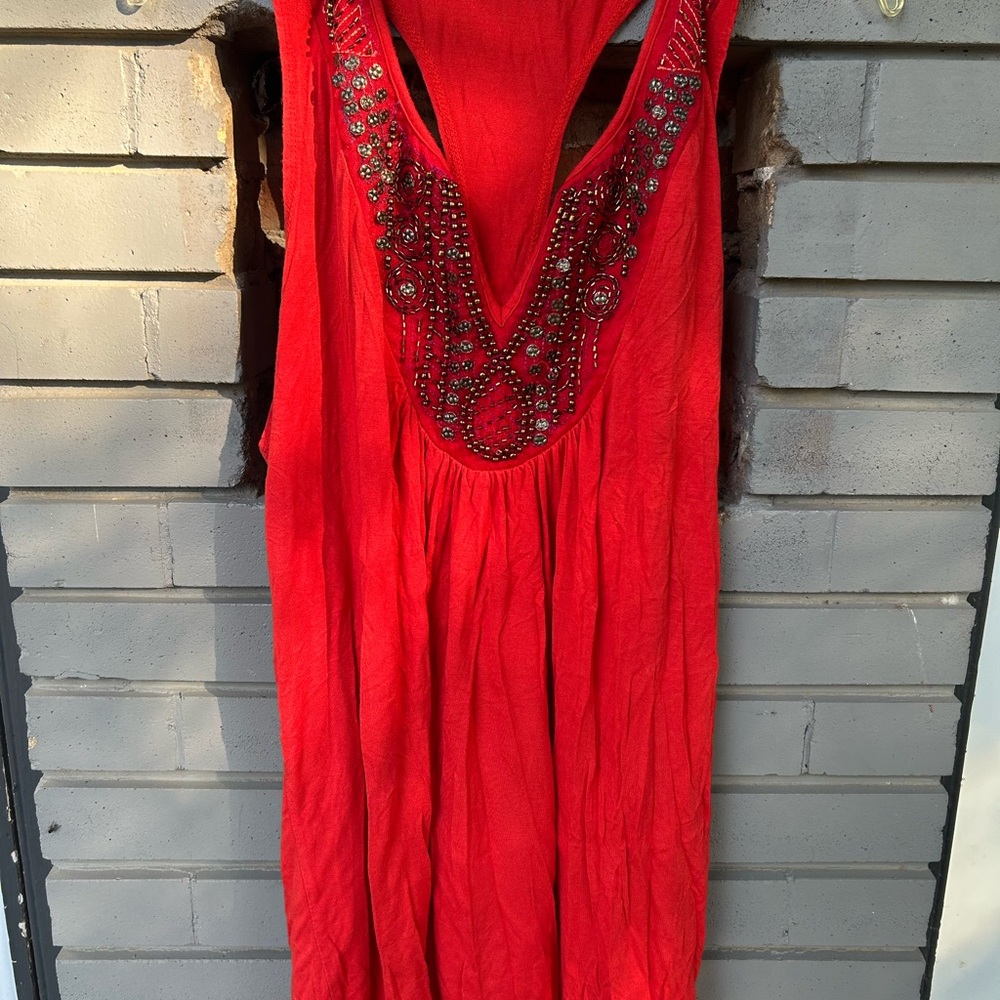 SOLD 🔥🔥🔥Maurices Beaded Sparkle Sleeveless Top